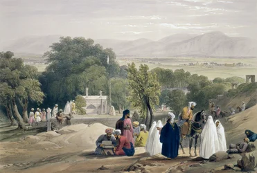 Das Grab des Kaisers Baber, aus 